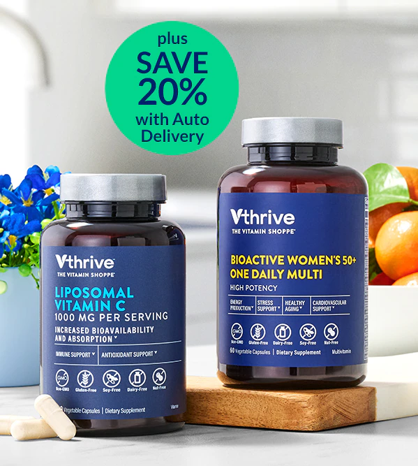 Vitamins and Multis from Vthrive. Shop for these products