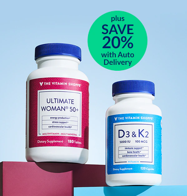 wellness essentials from The Vitamin Shoppe brand