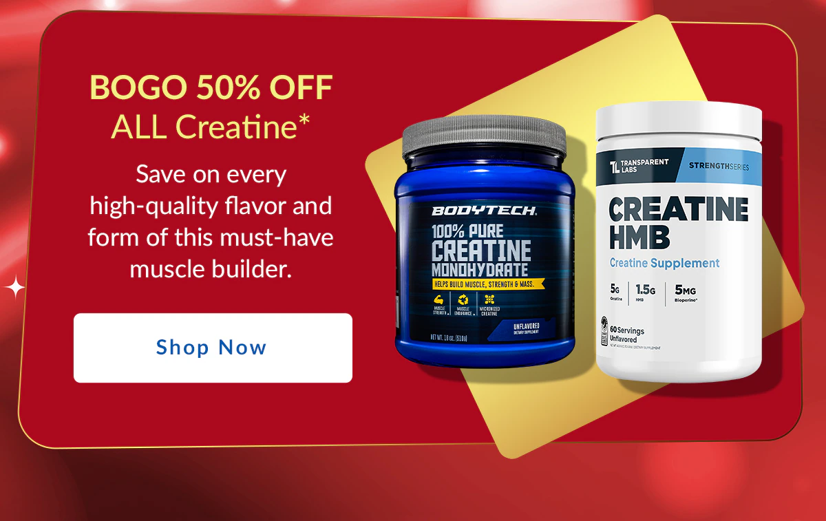 BOGO 50% OFF ALL Creatine