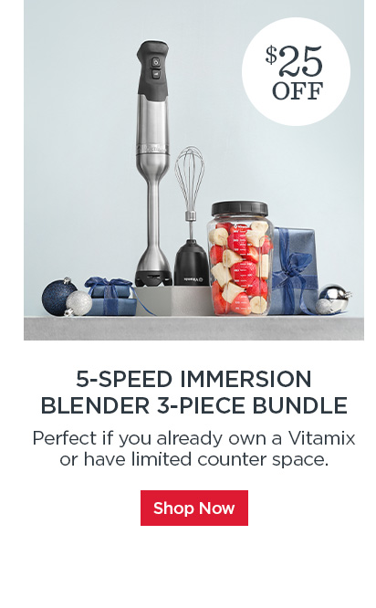 5-Speed Immersion Blender 3-Piece Bundle