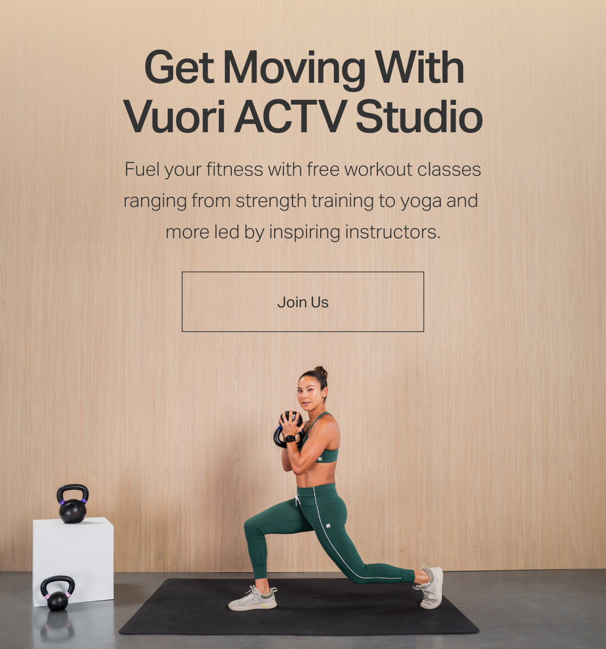 Get Moving With Vuori ACTV Studio
