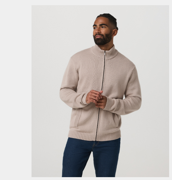 Denver Full Zip Sweater