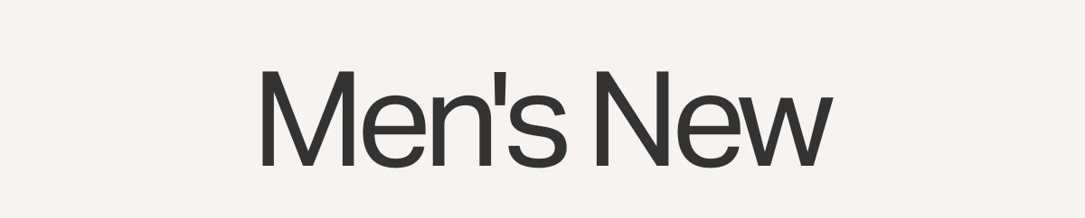 Men's New