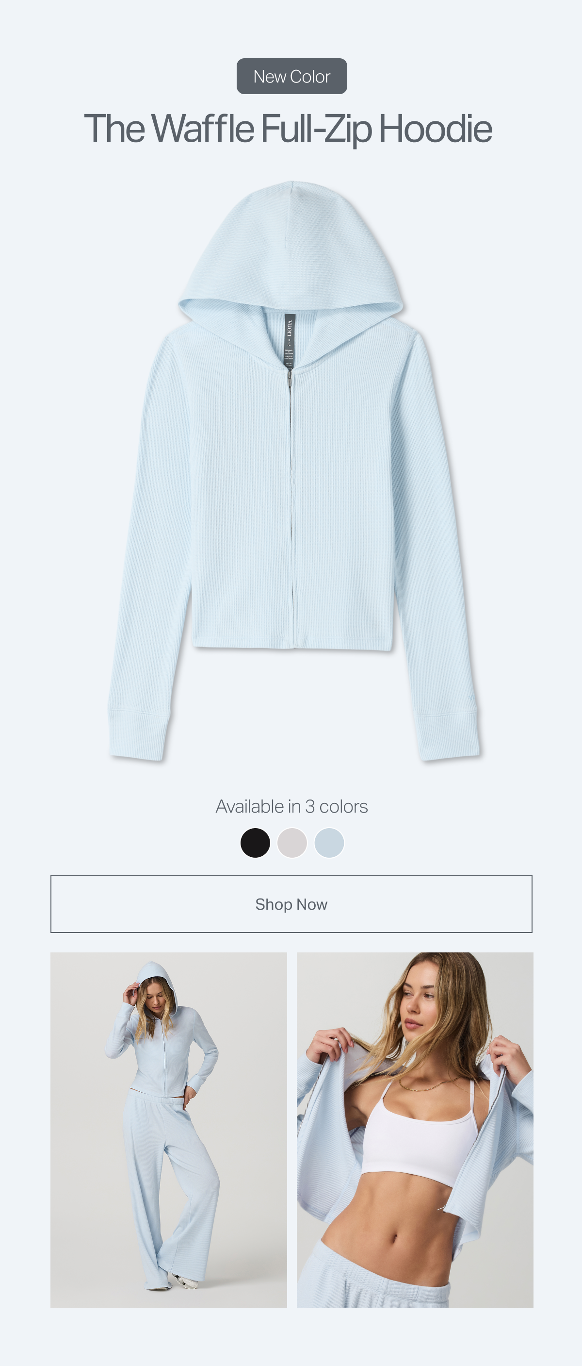 The Waffle Full Zip Hoodie