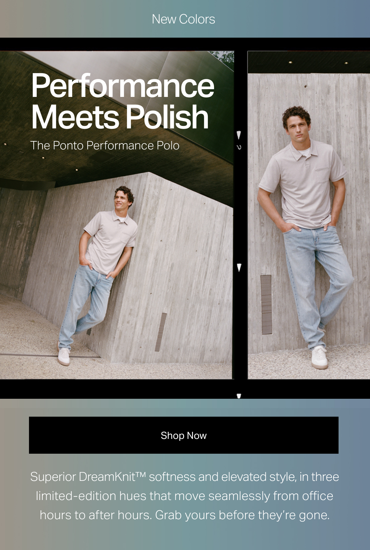 New Colors: The Ponto Performance Polo - Shop Now