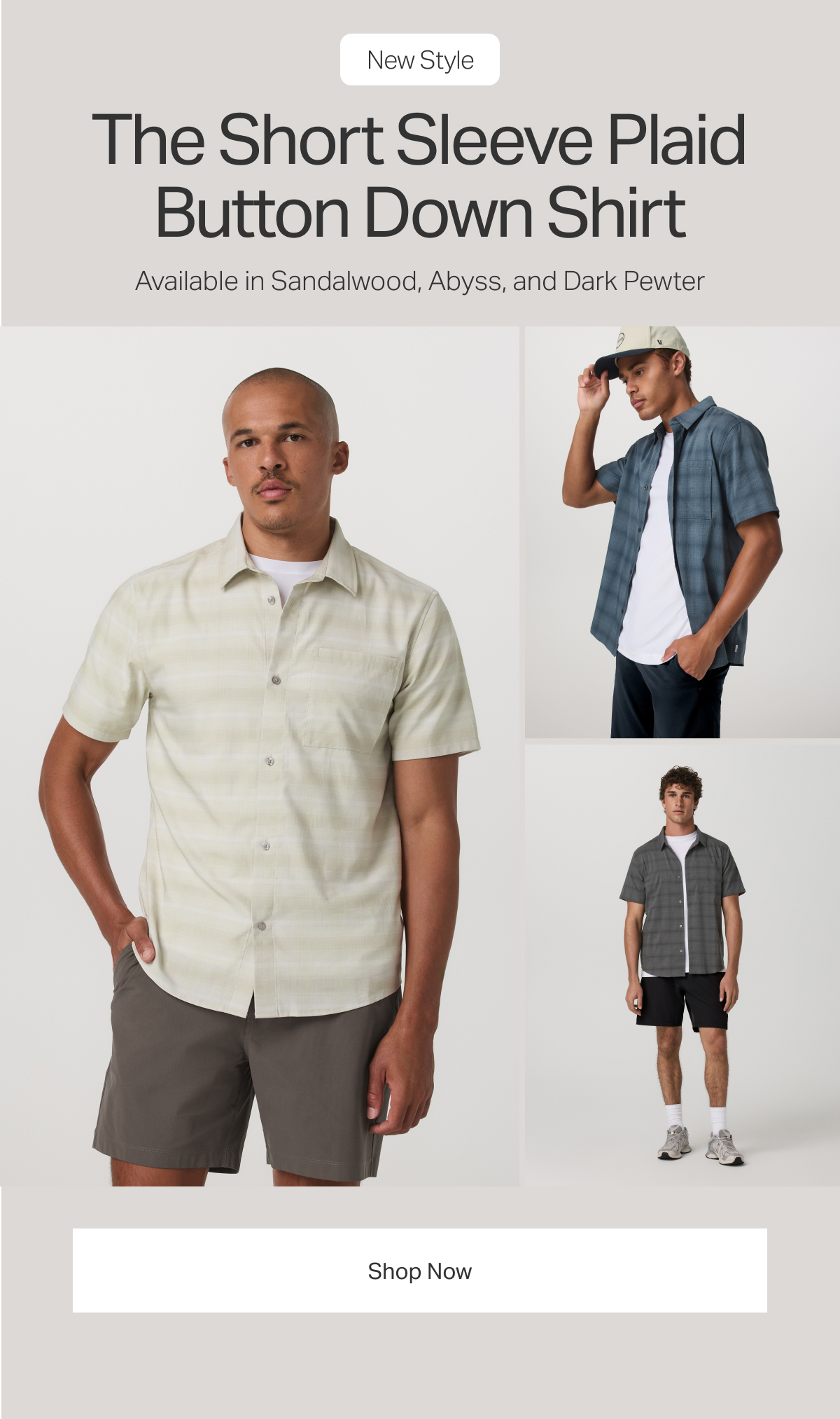 New Style: The Short Sleeve Plaid Button Down Shirt