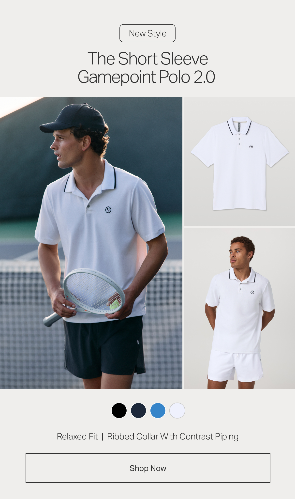 New Style: The Short Sleeve Gamepoint Polo 2.0