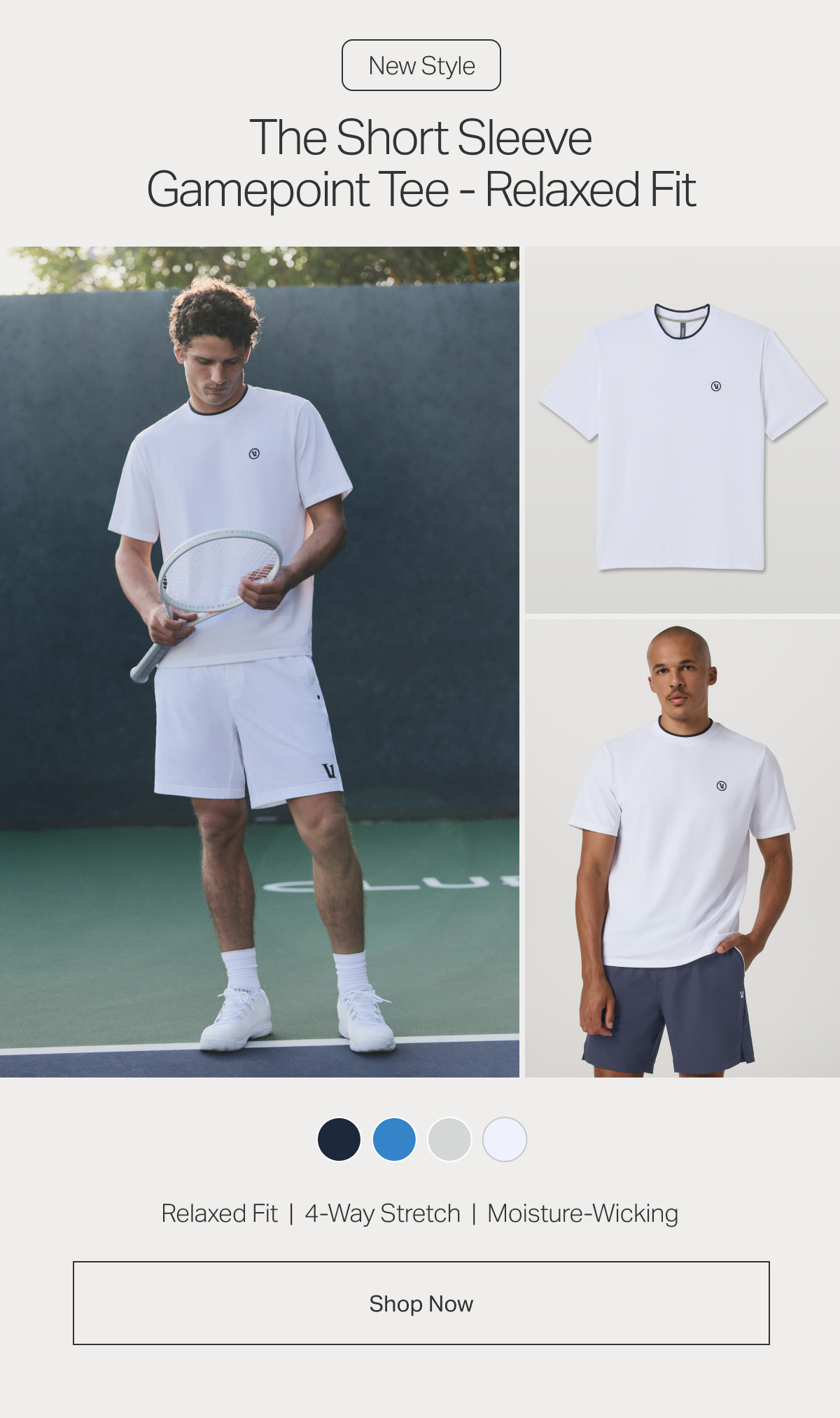New Style: The Gamepoint Tee-Relaxed