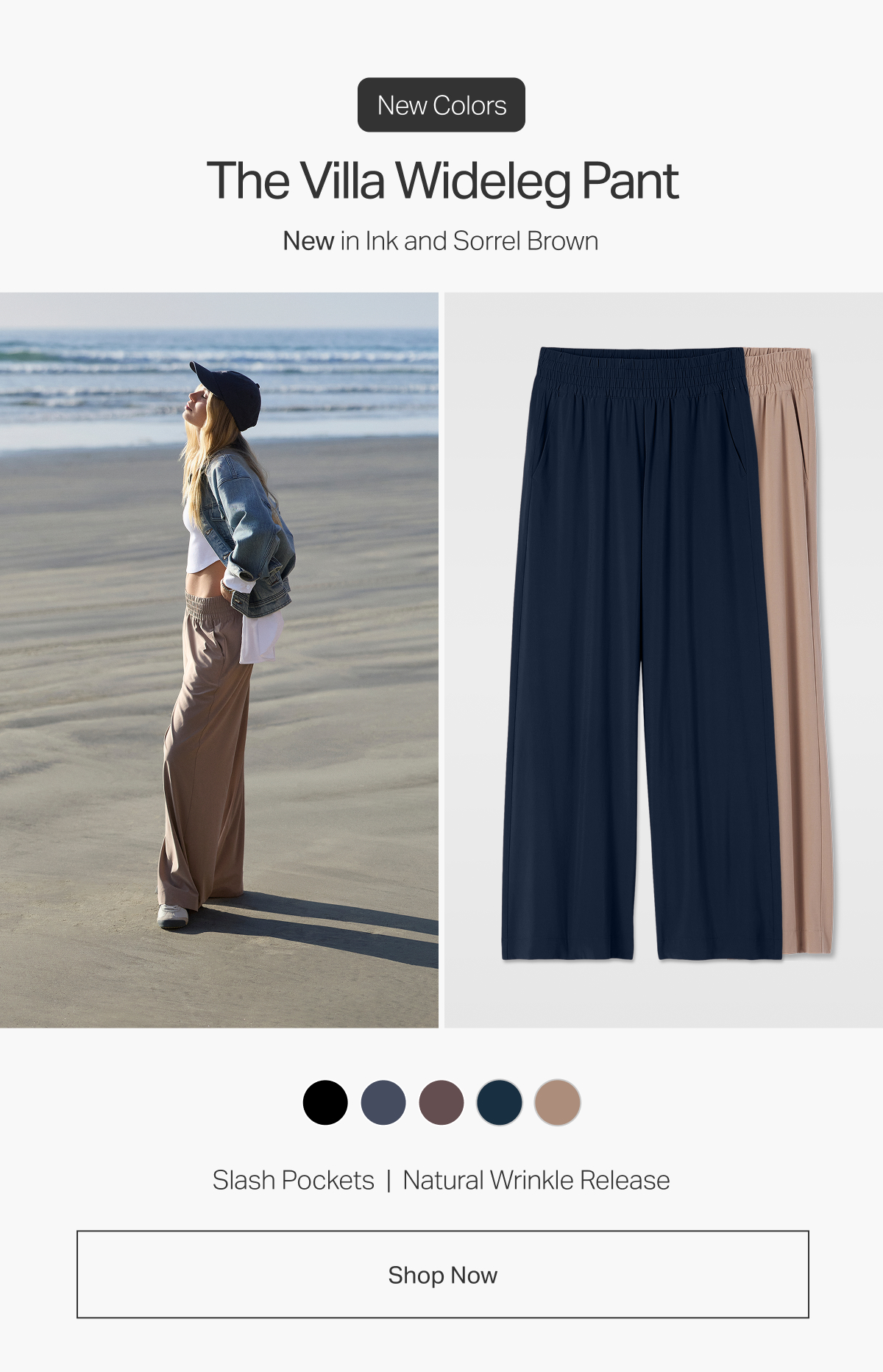 New Colors: The Villa Wideleg Pant - Shop Now