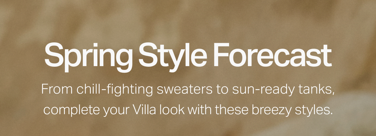 Spring Style Forecast