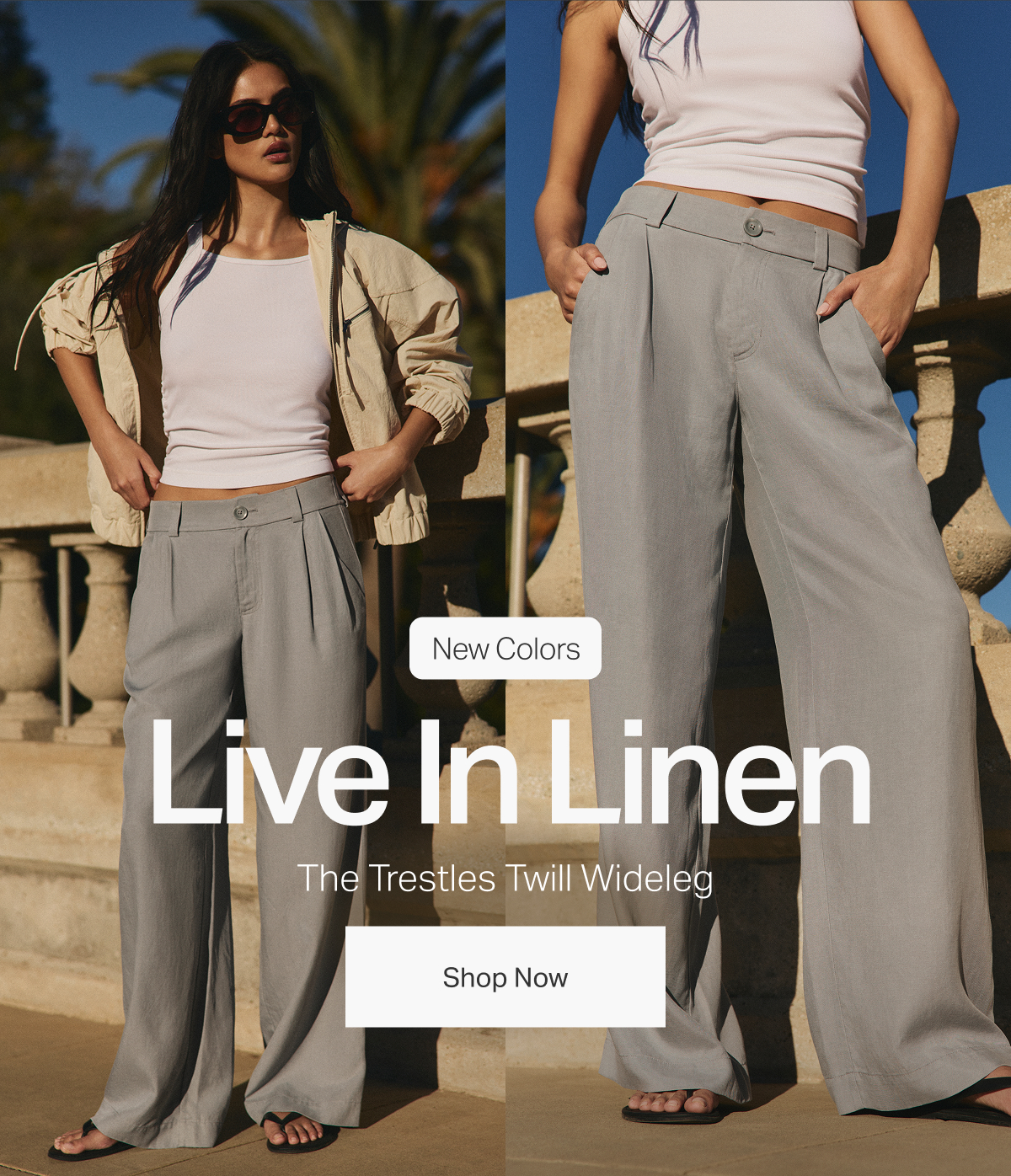 New Colors: The Trestles Twill Wideleg - Shop Now