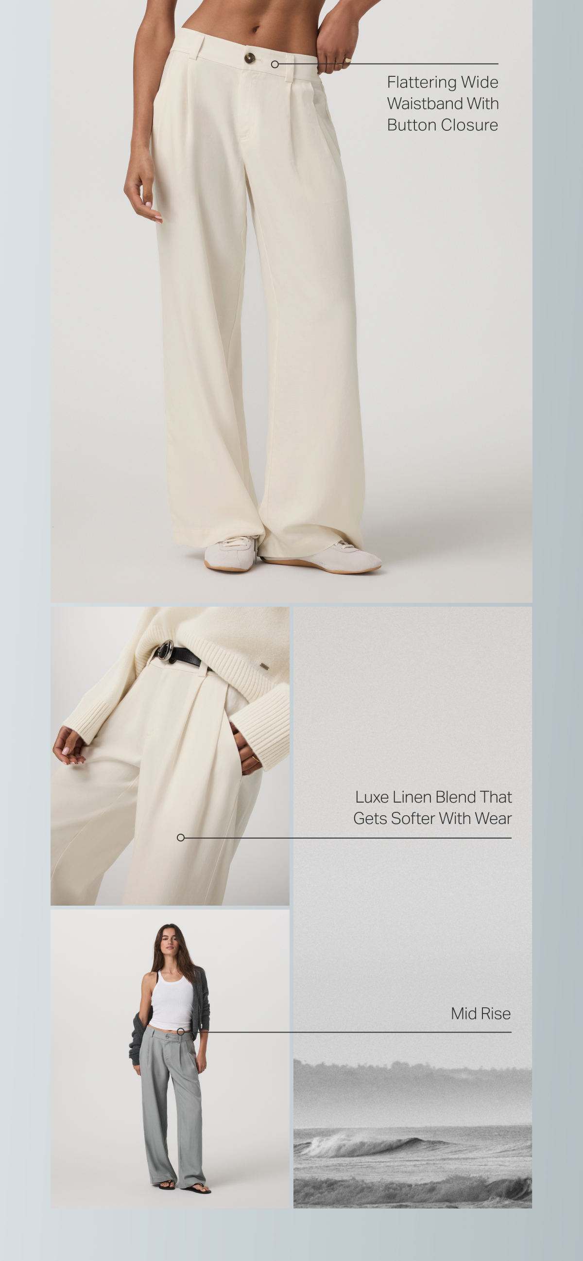 New Colors: The Trestles Twill Wideleg - Shop Now