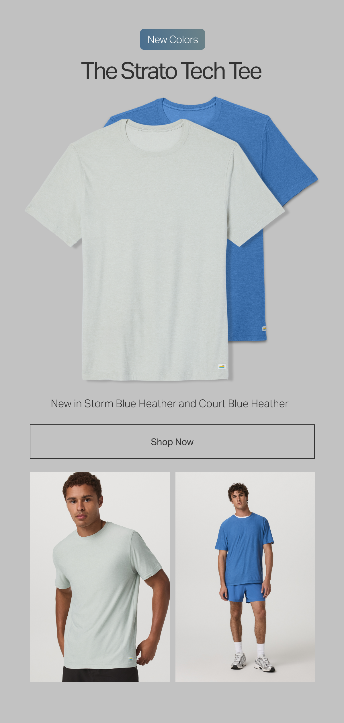 New Colors: The Strato Tech Tee - Shop Now