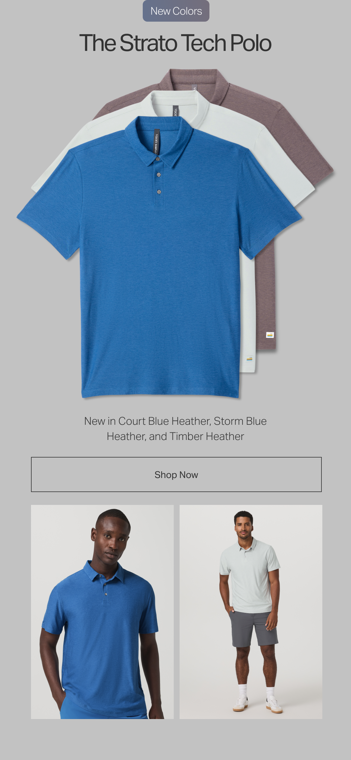 New Colors: The Strato Tech Polo - Shop Now