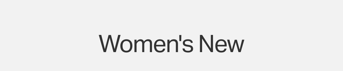 Women's New