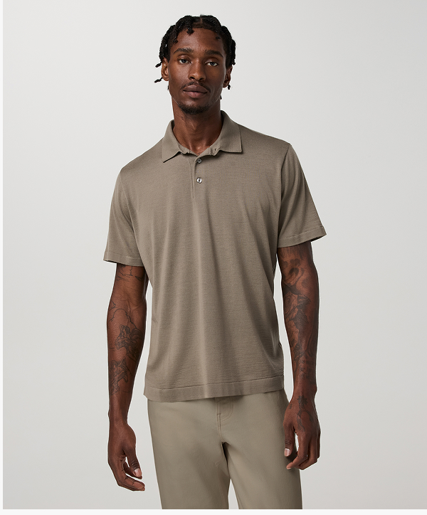 Merino Wool Sweater Polo