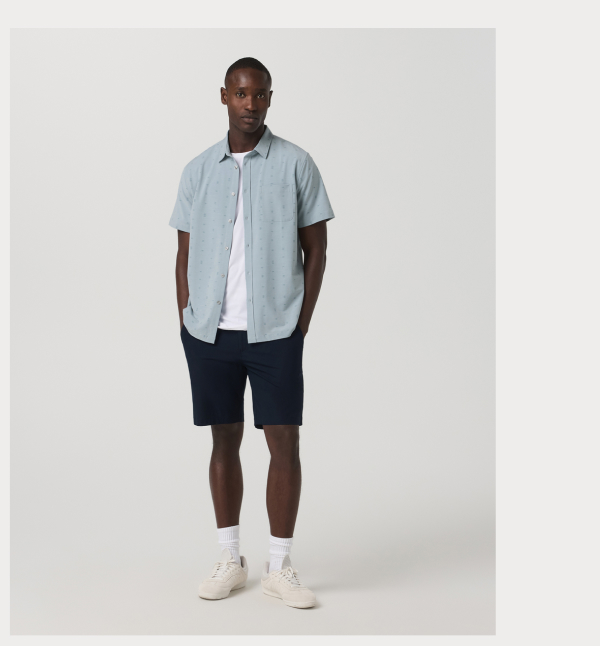 Short Sleeve Bridge Button Down