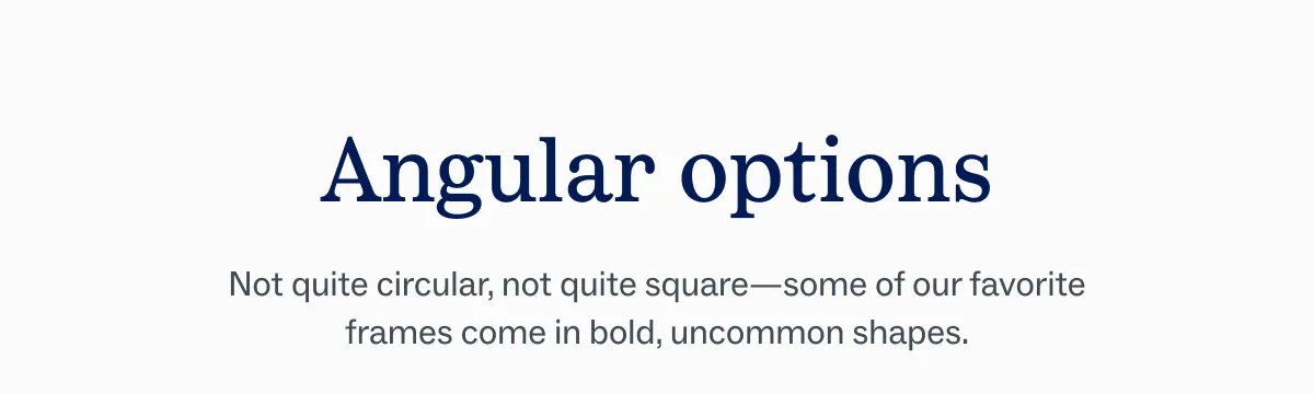 Angular options