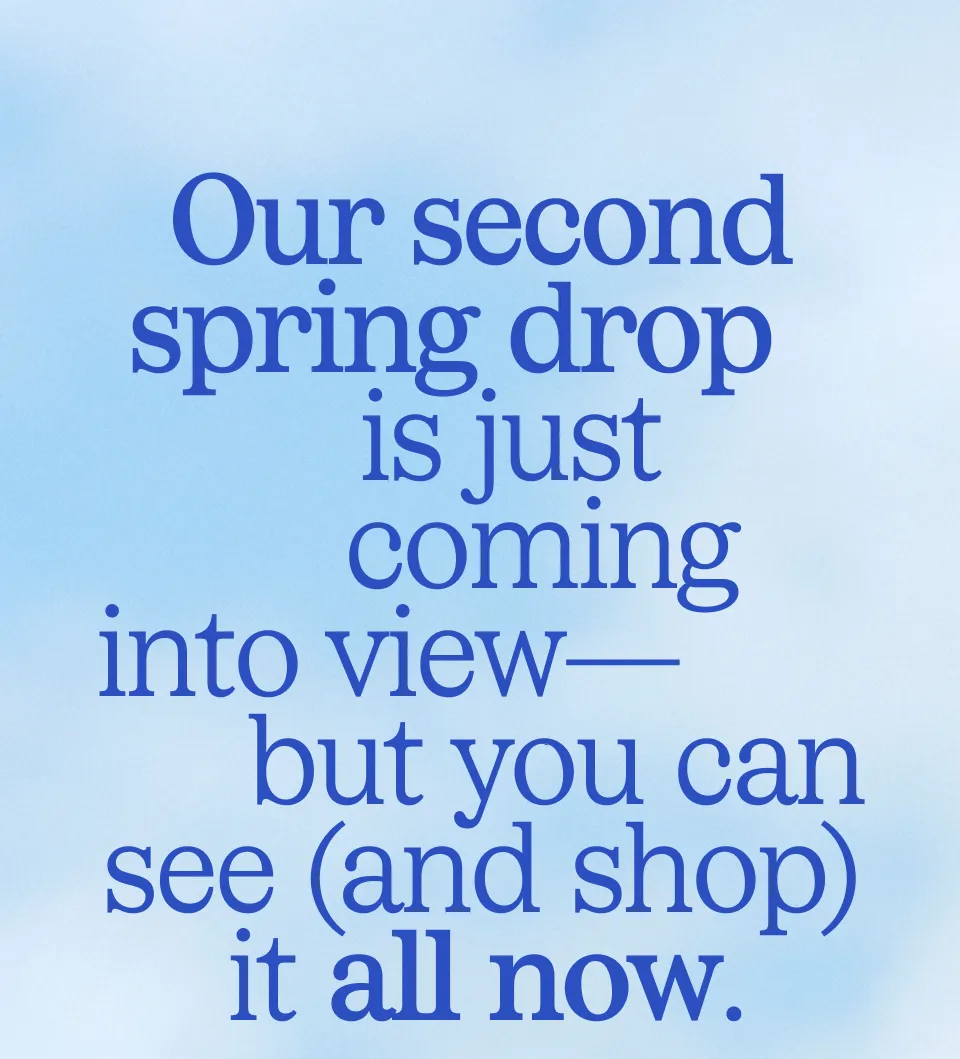 Our second spring drop
