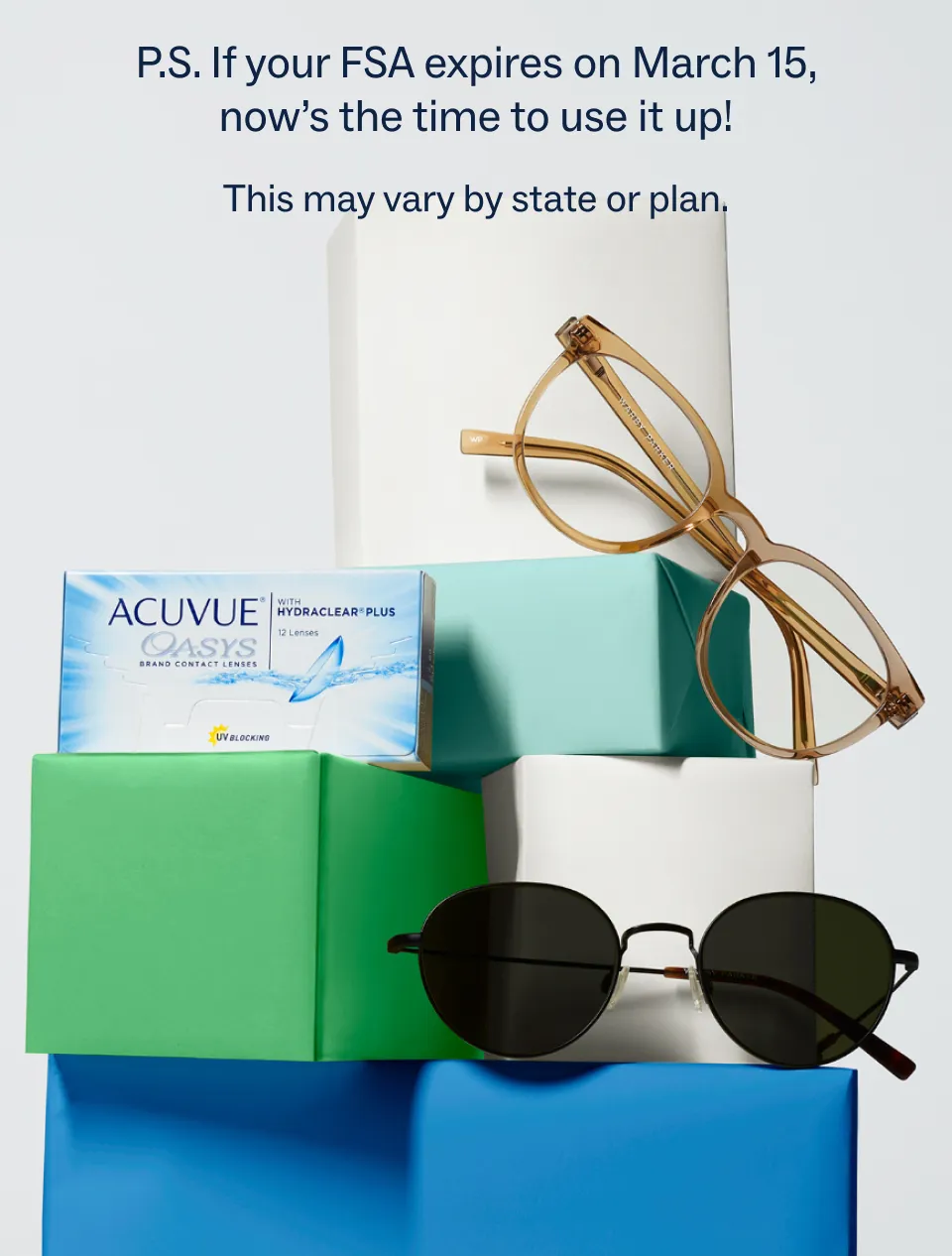 If your FSA expires on March 15, now's the time to use it up!