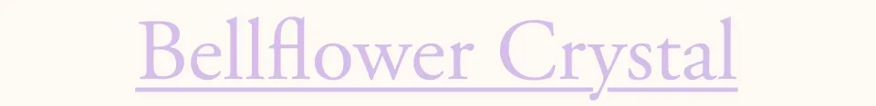 Bellflower Crystal