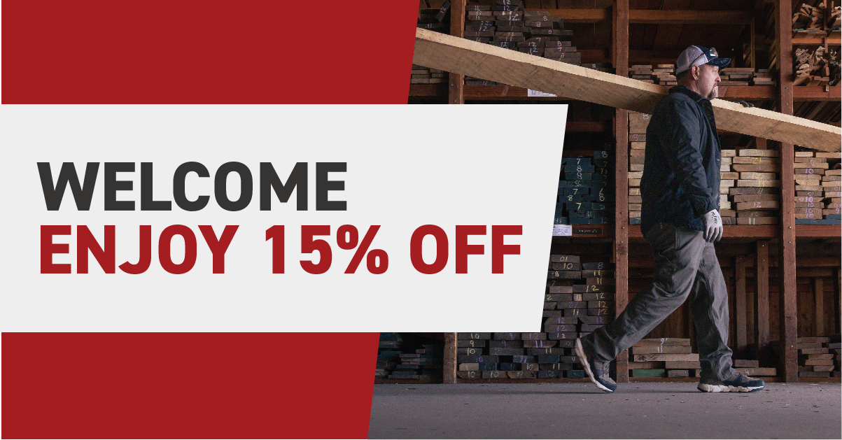 WELCOME. ENJOY 15% OFF
