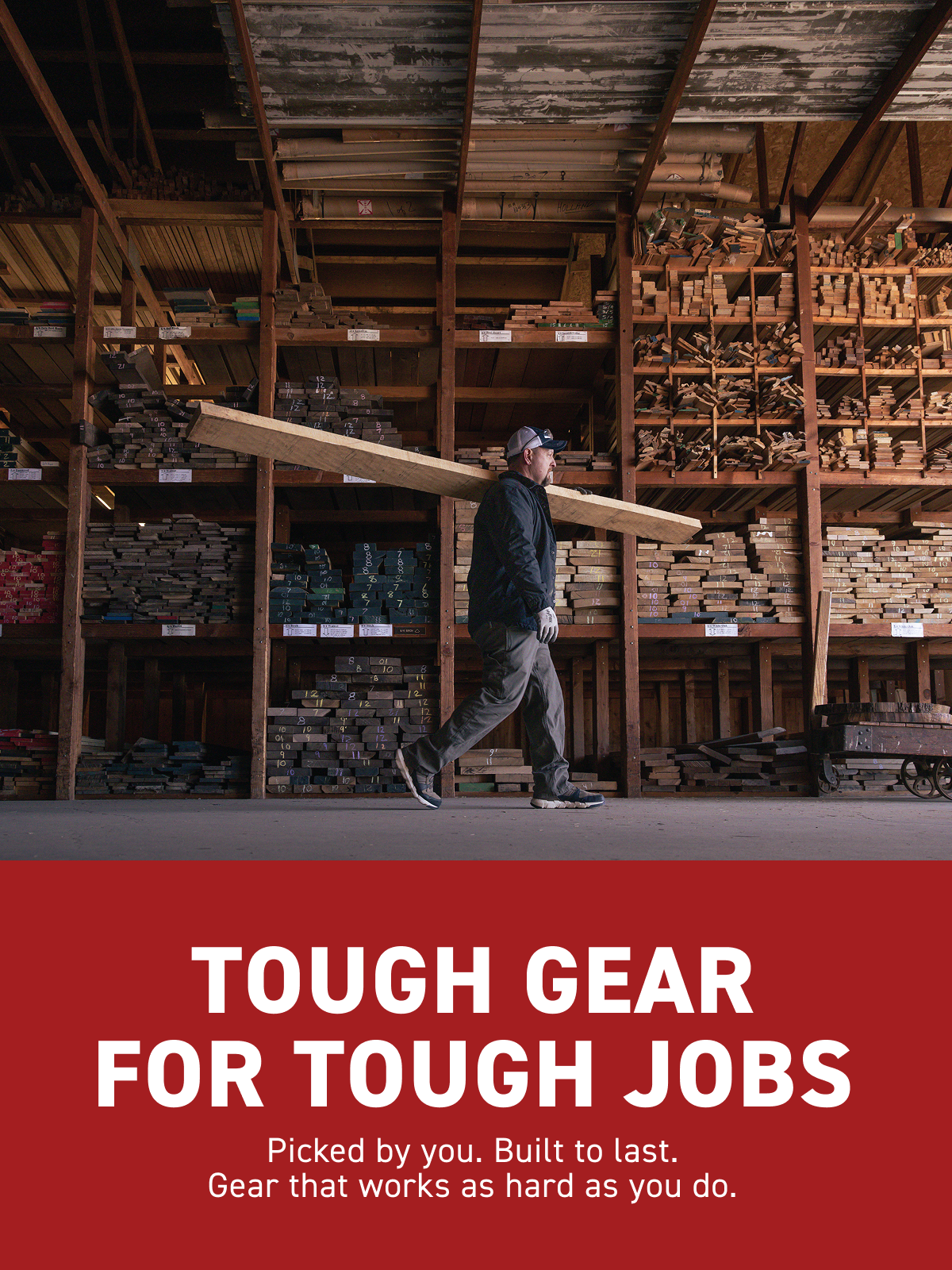 TOUGH GEAR FOR TOUGH JOBS - Picked by you. Built to last. Gear that works as hard as you do.