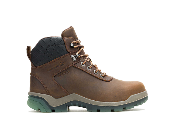 Wolverine - Men's Vantage Insulated ft. HyperRest 6-inch Work Boot - Dark Brown colorway.