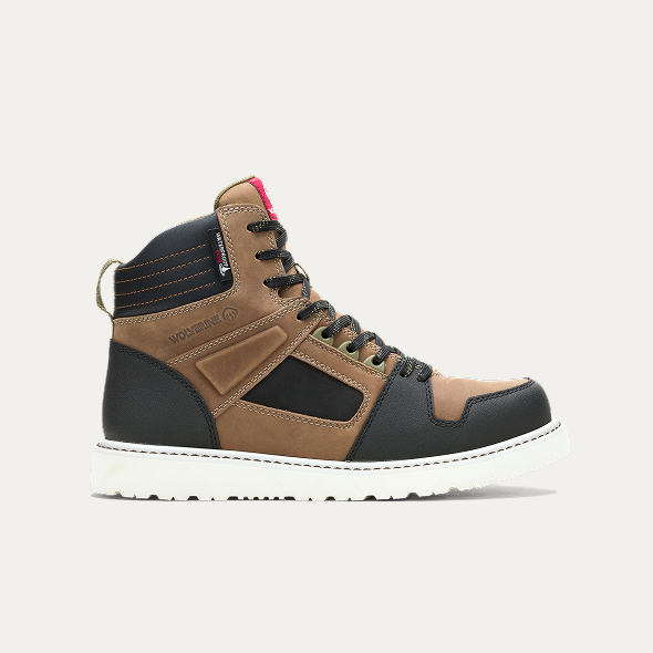 Wolverine - Men's Maker Wedge 6-inch Work Boot - Ash colorway.