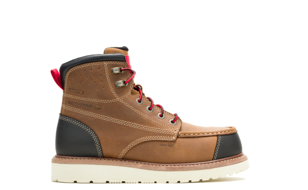 Wolverine - Men's Loader II ft HyperRest 6-inch CarbonMAX Work Boot - Trail colorway.