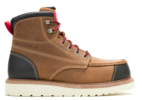 Wolverine - Men's Loader II ft HyperRest 6-inch CarbonMAX Work Boot - Trail colorway.