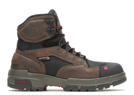 Wolverine - Men's Legend DuraShocks® CarbonMAX® 6-inch Boot - Dark Brown colorway.