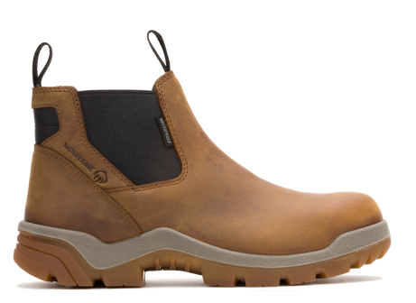 Wolverine - Men's Vantage Romeo ft. HyperRest™ Work Boot - Dark Tan colorway.
