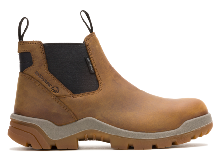 Wolverine - Men's Vantage Romeo ft. HyperRest™ Work Boot - Dark Tan colorway.