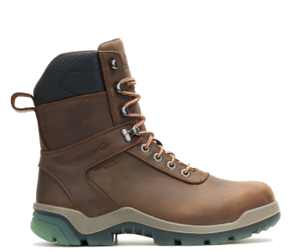 Wolverine - Men's Vantage Insulated ft. HyperRest 8-inch Work Boot - Dark Brown colorway.