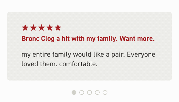 Wolverine - Bronc Clog Positive Reviews.