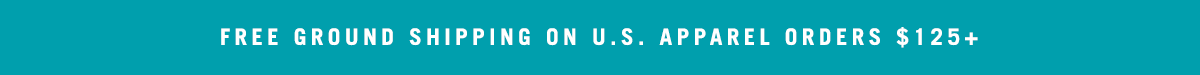 Free ground shipping for U.S. orders $125+