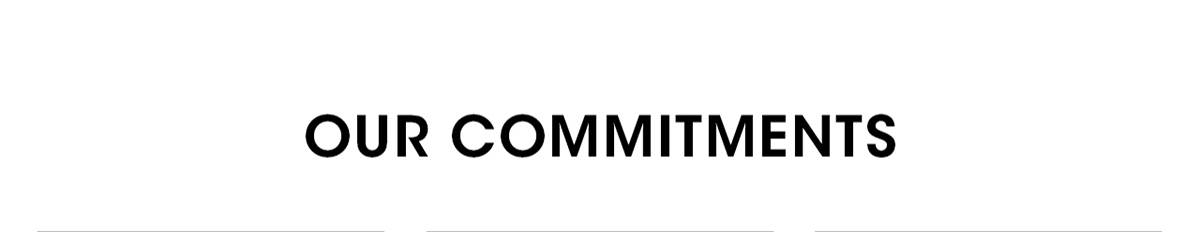 OUR COMMITMENTS