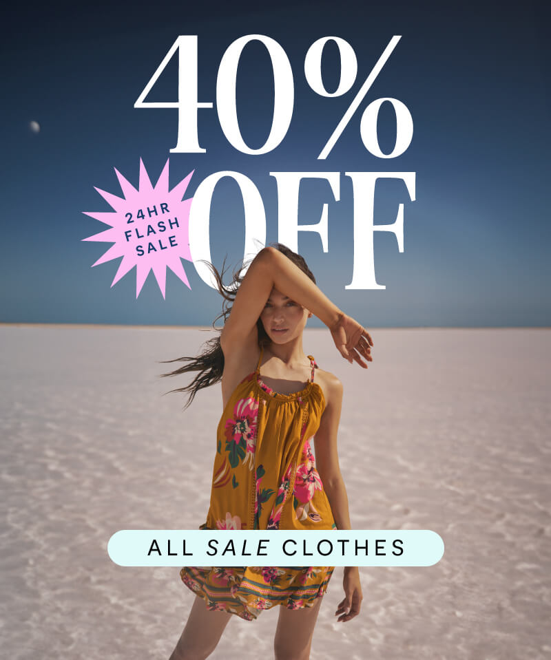 24HR FLASH SALE   40% off ALL SALE CLOTHES 