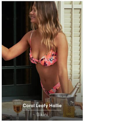 Maaji Coral Leafy Hallie Underwire Bikini Top
