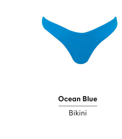 Ocean Blue Sublimity Regular Rise Classic Bikini Bottom
