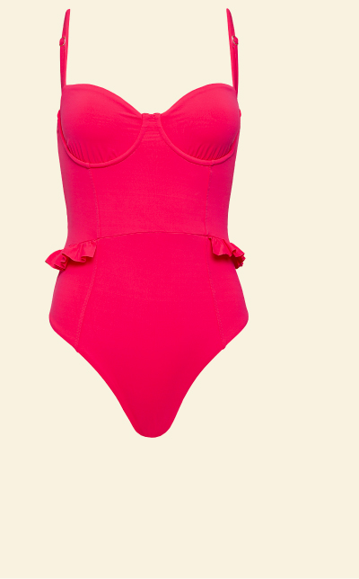 Cherry Crush Bree Cheeky Cut Underwire One Piece