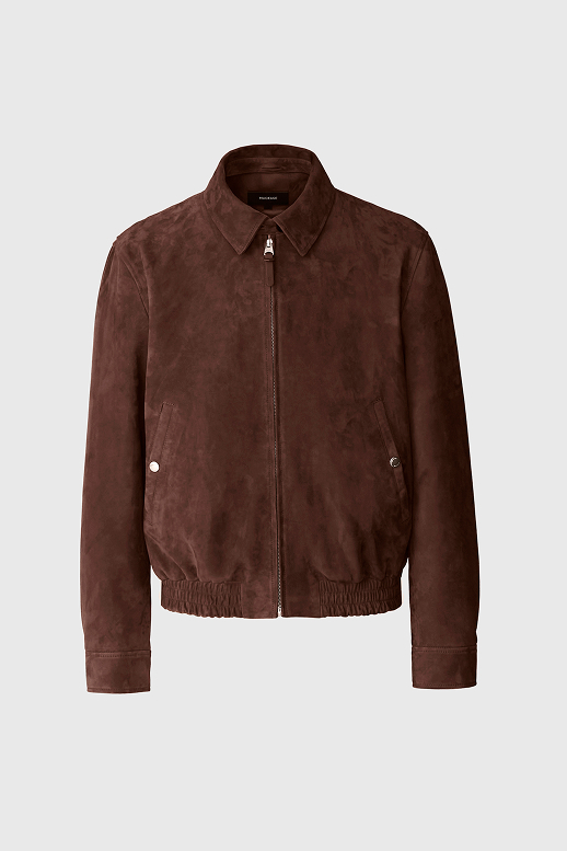 GIOVANNI-SU suede bomber jacket for men