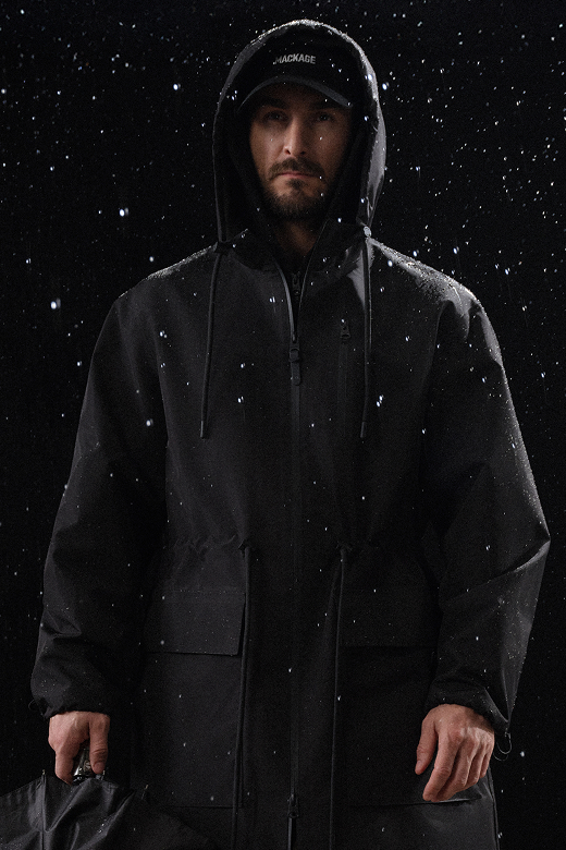 BRODEN-Z Long Rain Jacket for Men