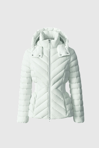 IDALEE Light down hooded jacket for Women