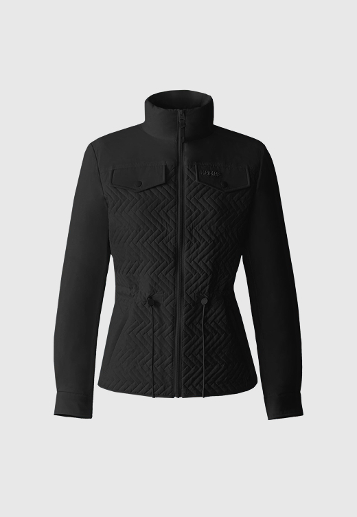 KABIRA Chevron Quilted Light Down Jacket