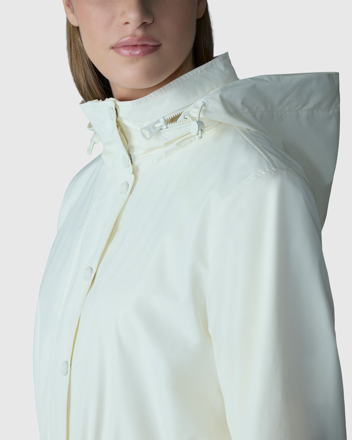 KERYN Medium-Length Rain Jacket