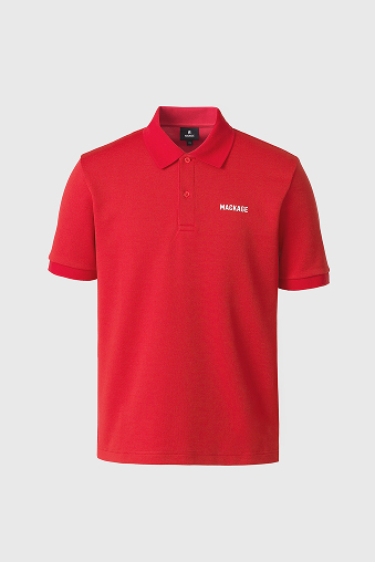 PABLO-CR Flat Knit Rib Collar Polo