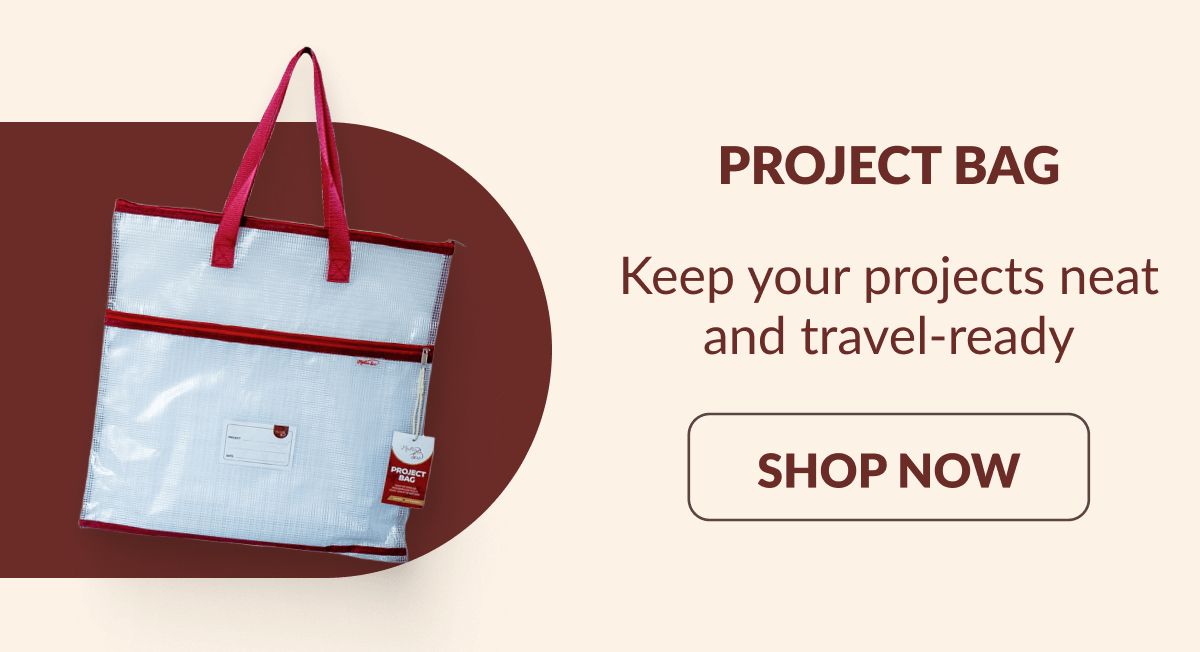 PROJECT BAG Keep your projects neat and travel-ready [SHOP NOW]