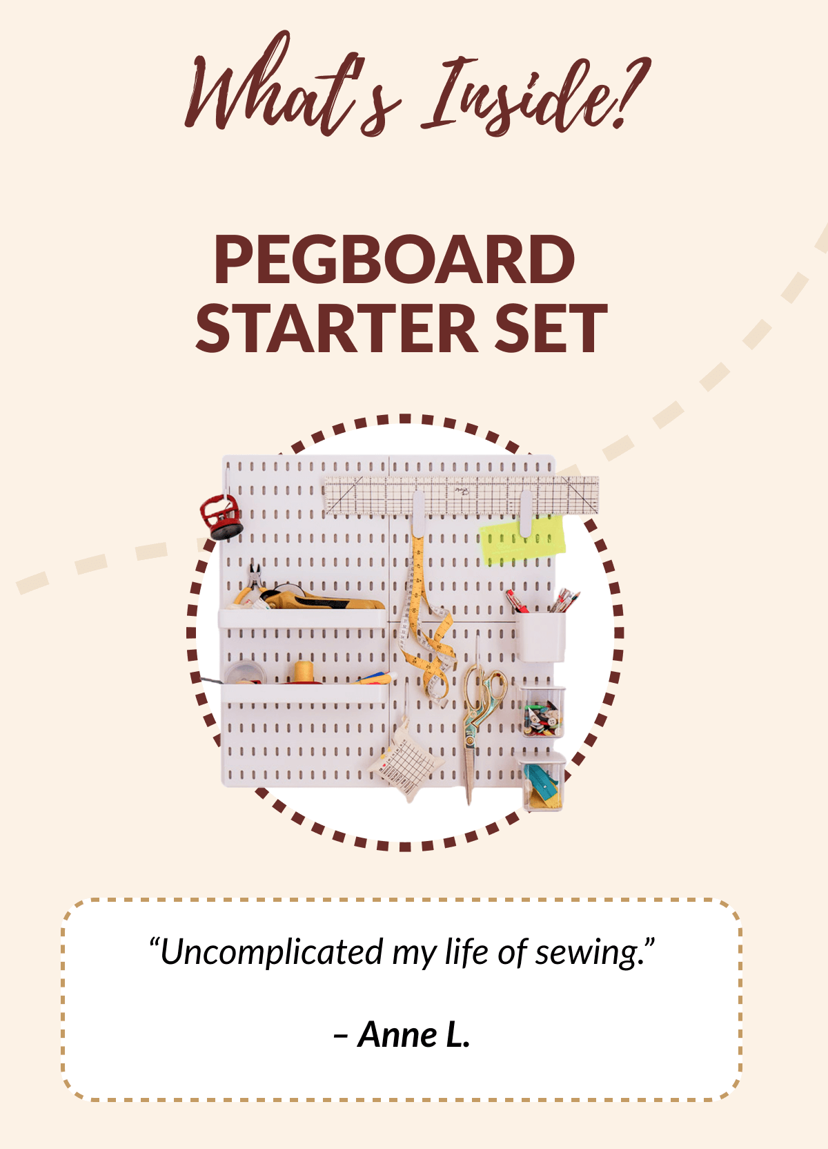 What's Inside? | PEGBOARD STARTER SET | 